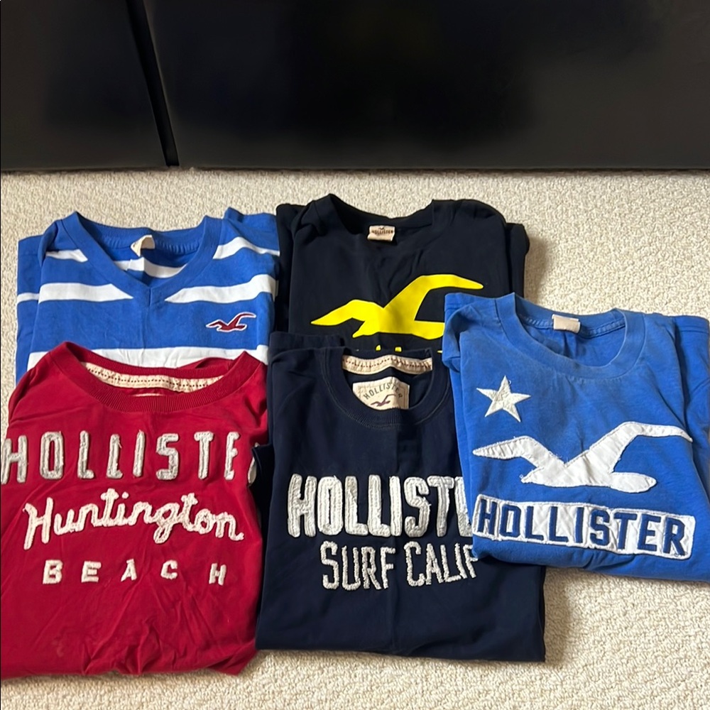 Hollister Men’s short sleeve Graphic Tees - XL